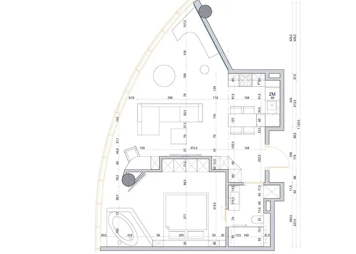 Hanza Tower Gold Appartement *